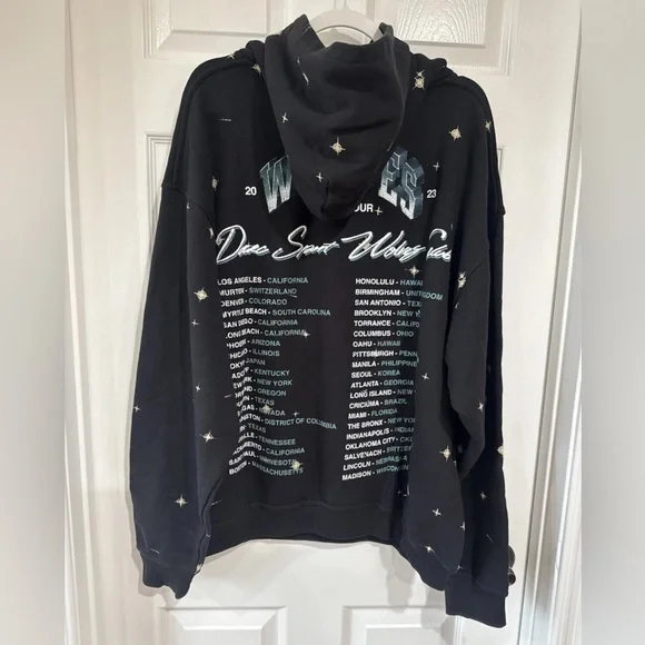 Darc Sport Wolves Club 2023 Ohana Tour 289/1000 Men's XL Hoodie Black EUC - Picture 2 of 9